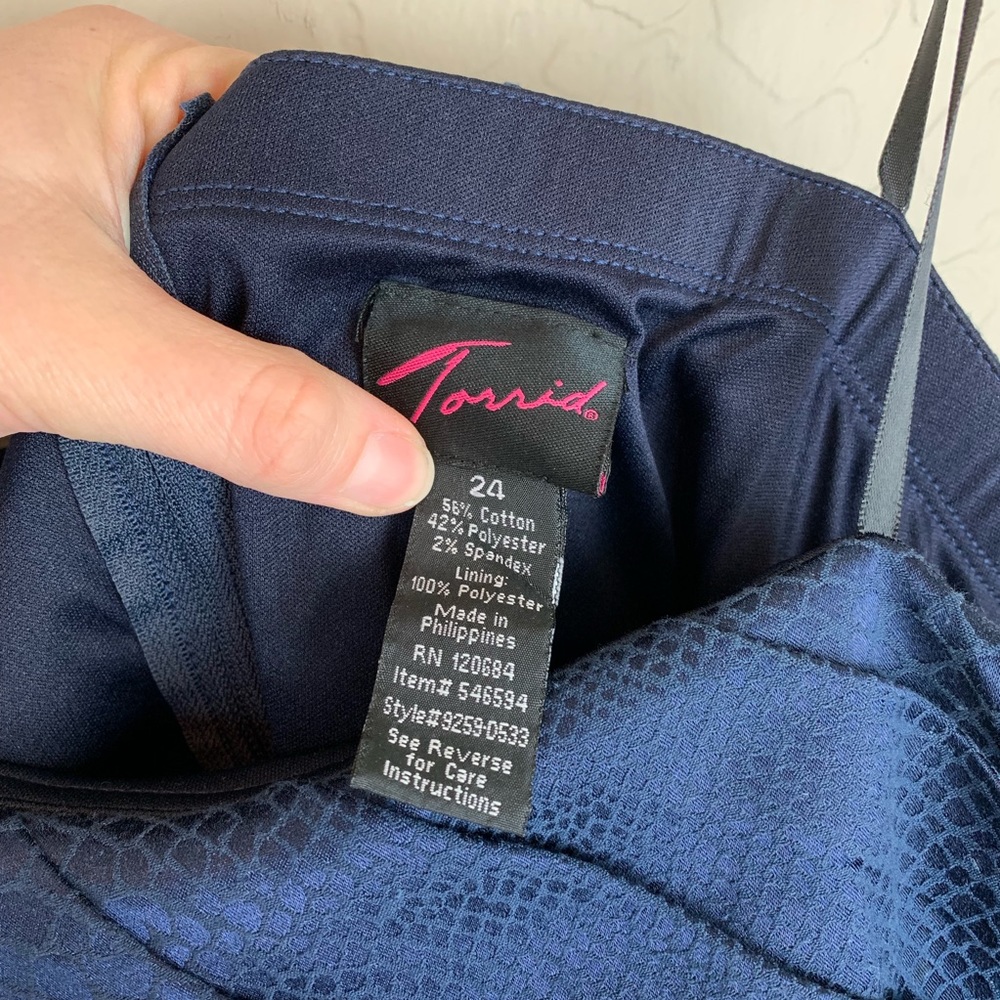 Torrid Blue One Shoulder Layered Bubble Dress 24 - Picture 7 of 8